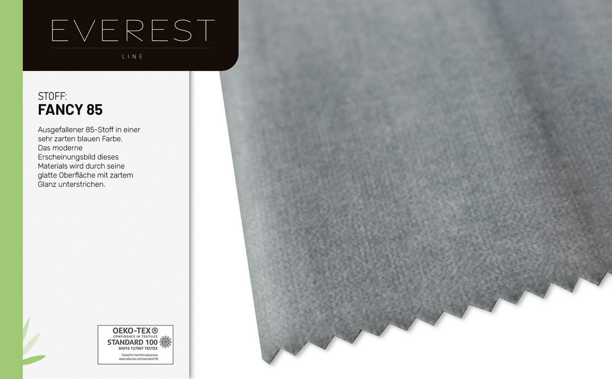 BOXBETT Everest grau 180 x 200 cm Doppelbett mit hochwertiger Bonell-Matratze und Topper - Hellgrau, Holz (180/200cm) - Panda Möbel