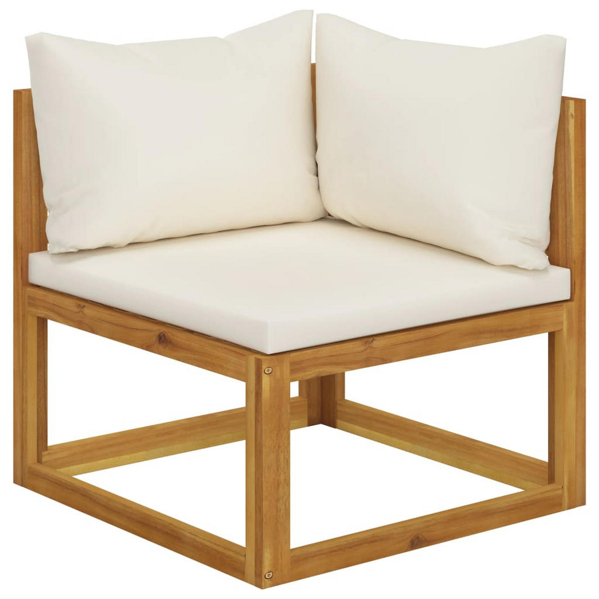 GARTENSET Reidhead 12-teilig - Creme, Holzwerkstoff - Nettlife