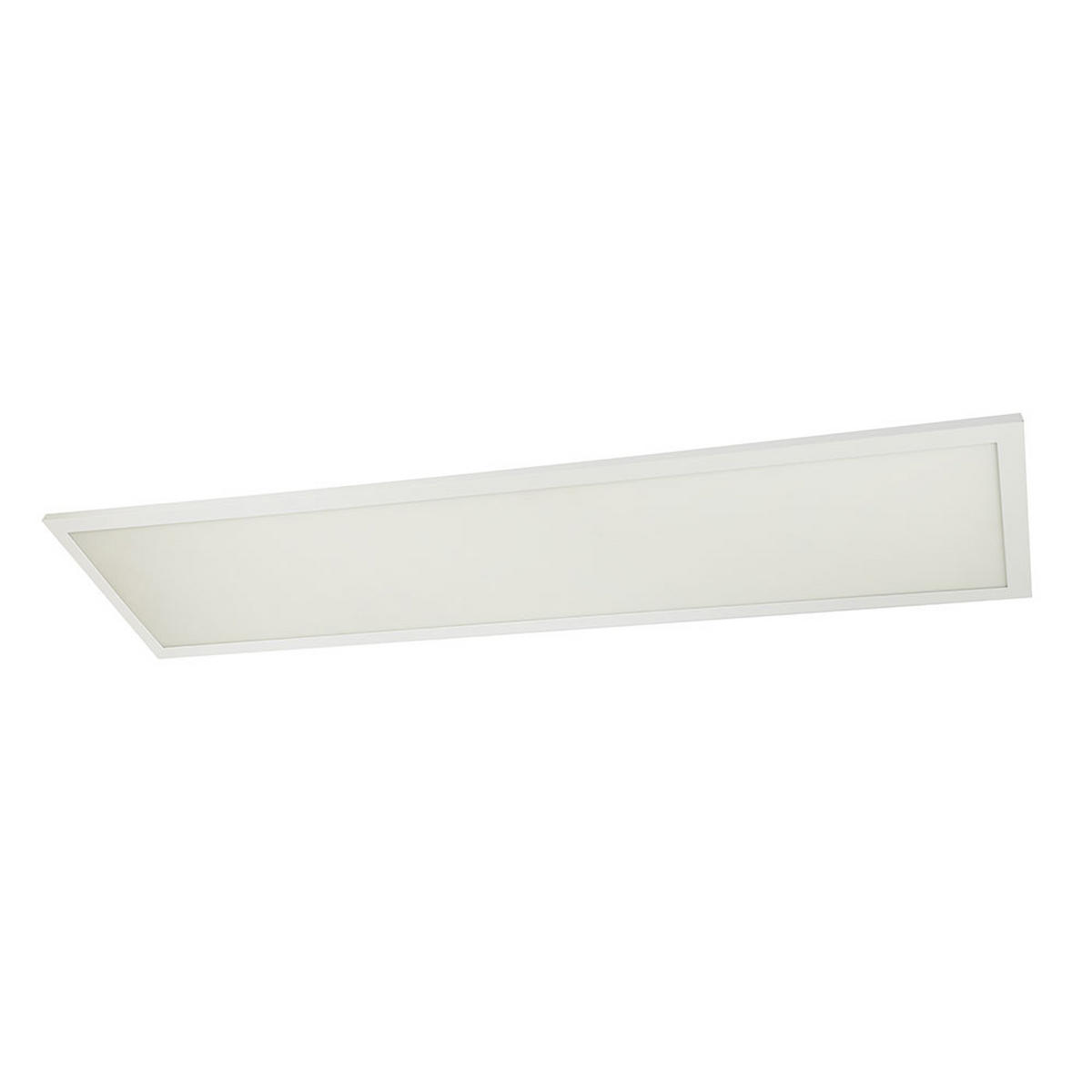 LED DECKENLEUCHTE Aluminium Weiß - Weiß, Metall (120/30/5.3cm) - Globo Lighting