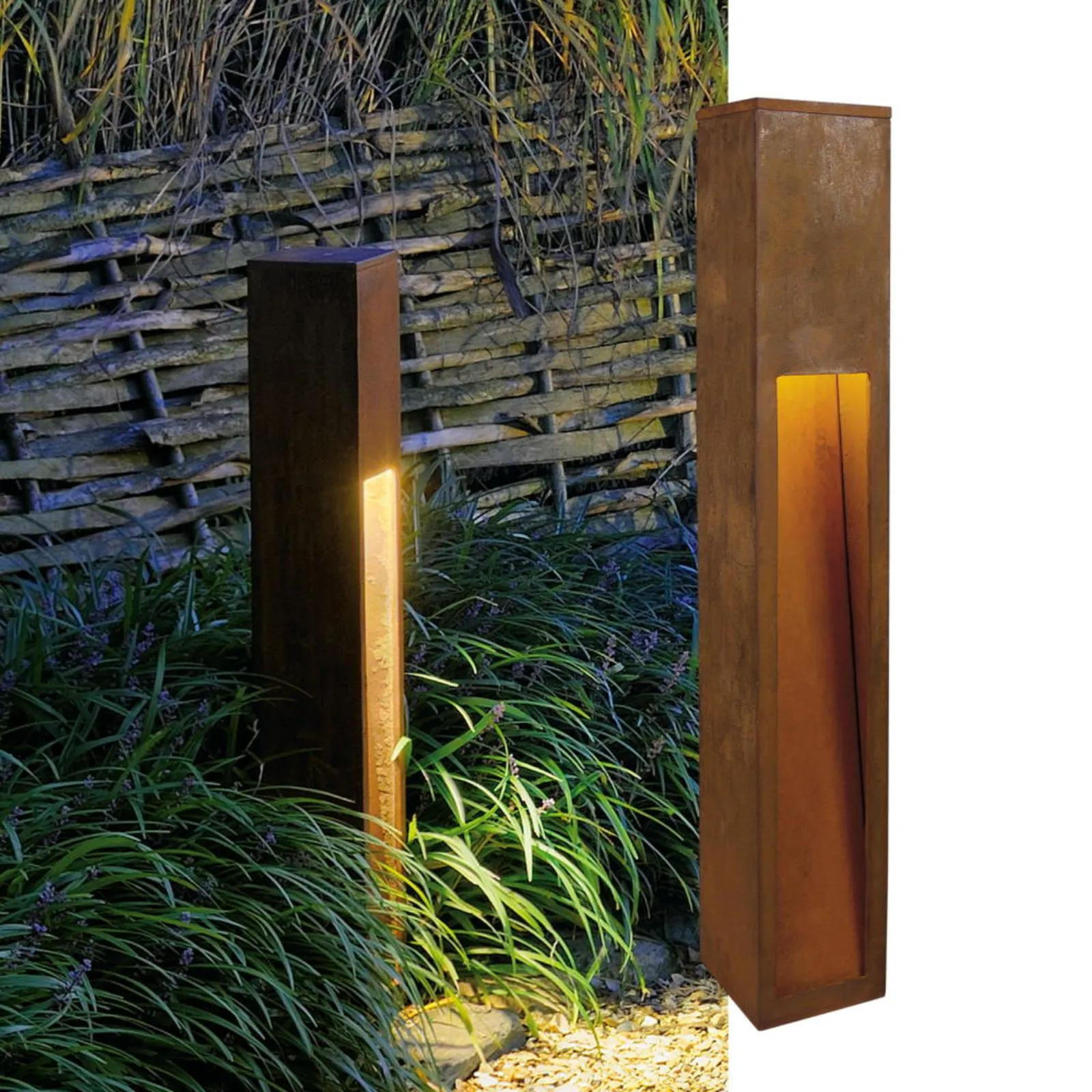 WEGELEUCHTE Rusty Rostfarbig - Rostfarben, Metall (12/12/80cm) - SLV