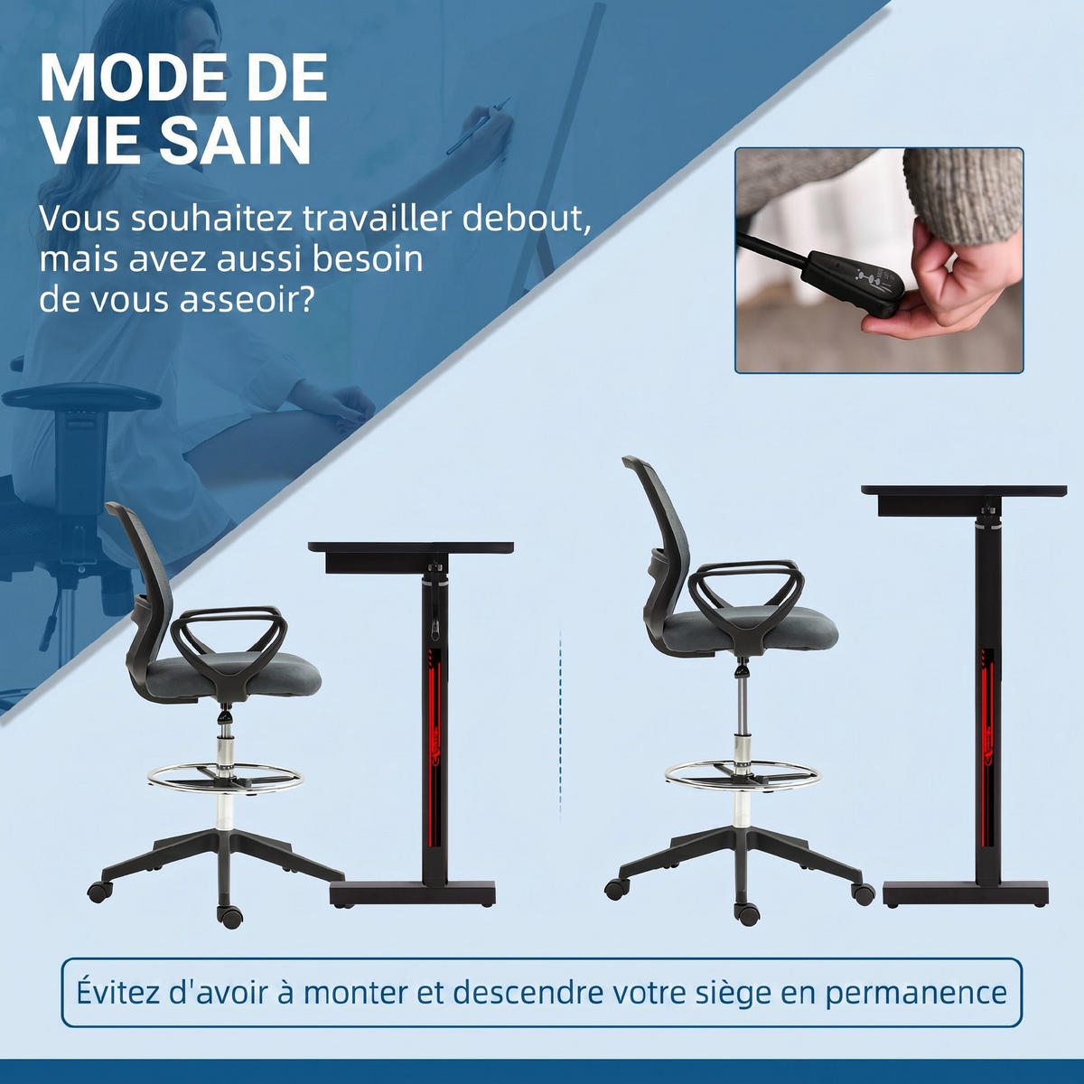 BÜROSTUHL Grau 76.5/68.0/120.0 cm - Grau, Textil (68/120/76.5cm)