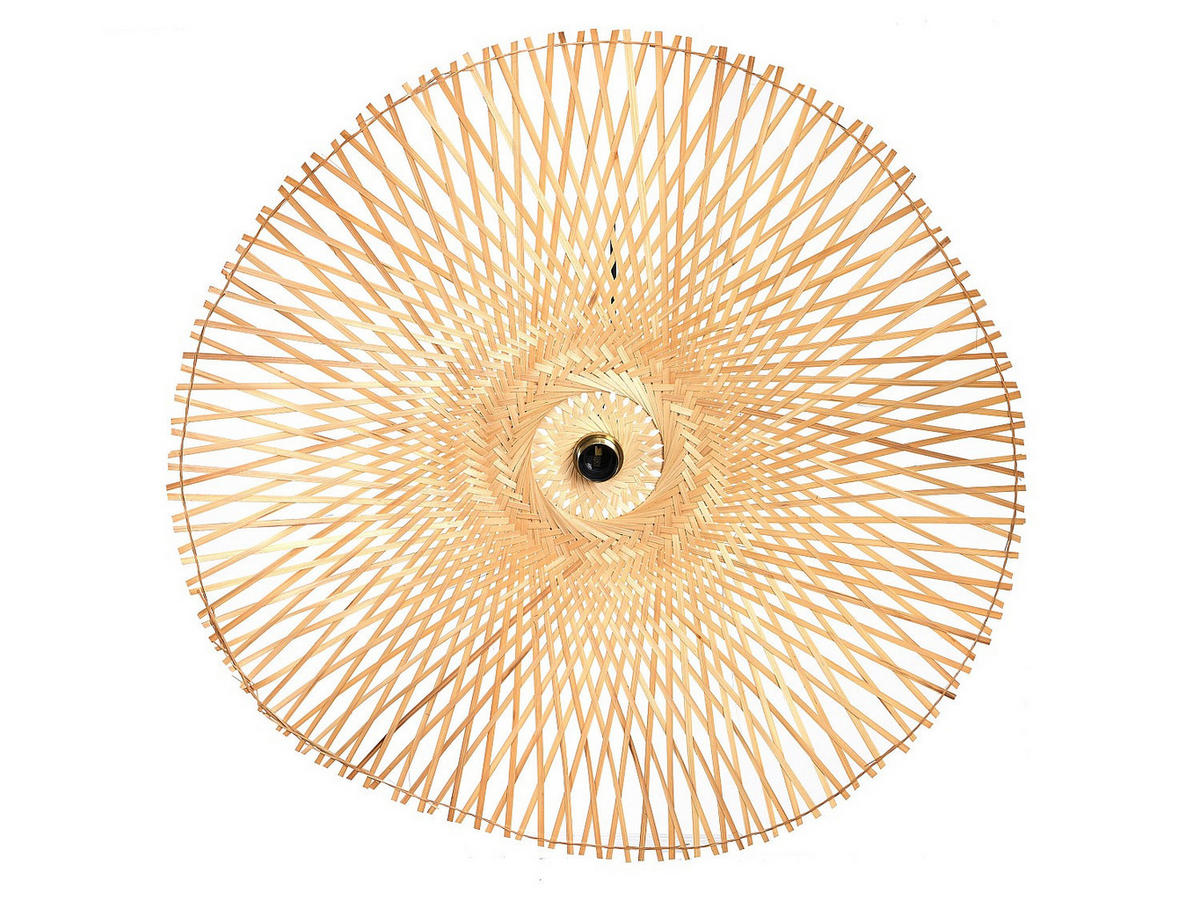 DECKENLEUCHTE - 80 cm x 80 cm - holz - naturfarben hell Jurua - Naturfarben, Holz (80/80/120cm) - Vente-Unique