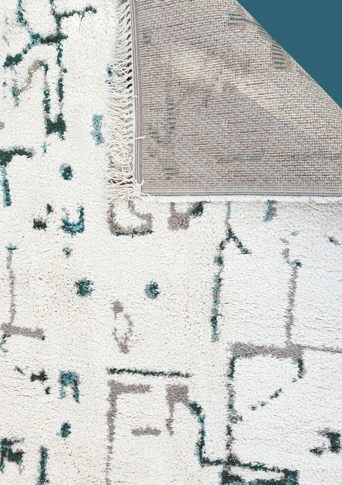 TEPPICH mit Grafik und Designmotiv blau - Blau, Textil (120/170cm) - AFK Living