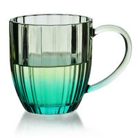 BECHER Vini Grün 9/13/10 cm Glas - Grün, Glas (0.35L) - Mondex