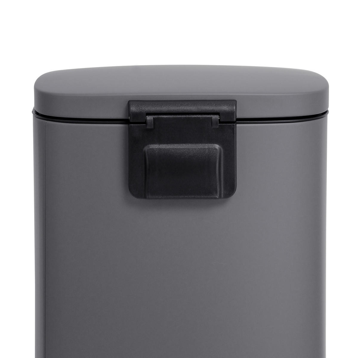 MÜLLEIMER TQ30 - Grau, Metall (35/63/25cm) - SVITA