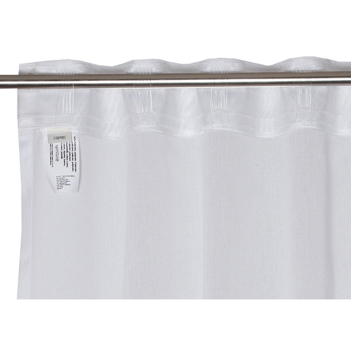 SCHAL MIT VERDECKTEN SCHLAUFEN, LINEN - Weiß, Textil (130/1/250cm) - Esprit