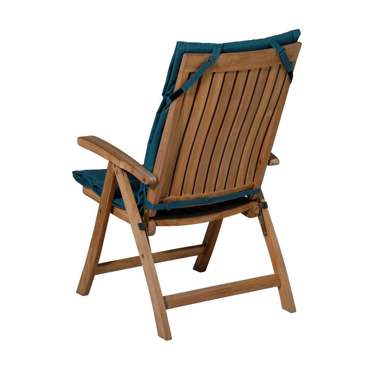 GARTENSTUHLKISSEN Panama 125/50 cm 4er-Set - Petrol, Textil (50/3/125cm) - Madison