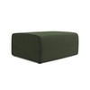 POUF Strukturstoff Stoff Grün - Blau/Schwarz, Kunststoff/Textil (90/80/60cm) - Makamii