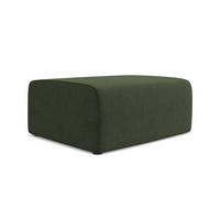 POUF Strukturstoff Stoff Grün - Blau/Schwarz, Kunststoff/Textil (90/80/60cm) - Makamii