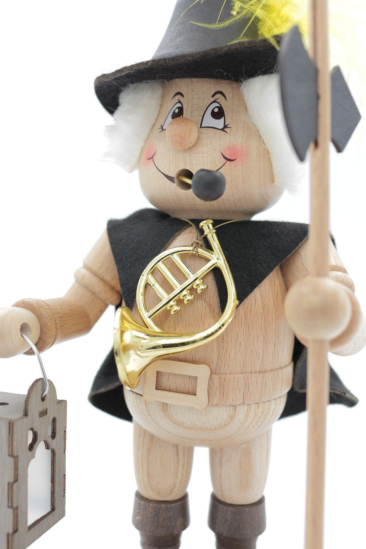 RAUCHFIGUR Wichtel Nachtwächter 23 cm - Multicolor, Holz (11/25/0.1cm)