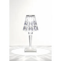TISCHLEUCHTE Kristall Acryl Diamant Ambientelicht - Weiß, Kunststoff (12/26/12cm) - Weltevree