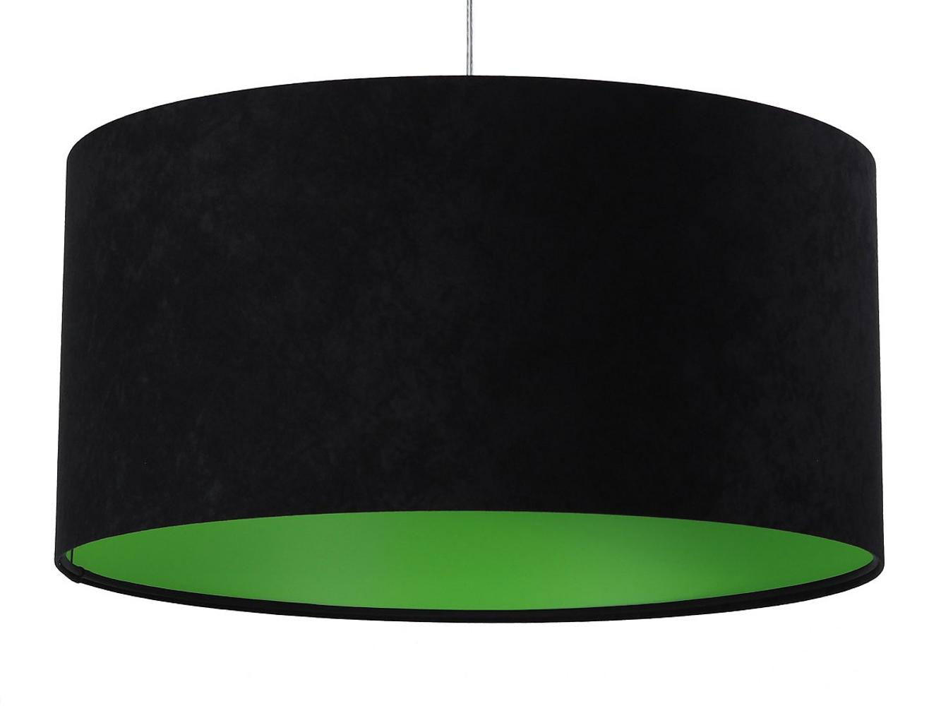 HÄNGELEUCHTE Grün 50/25 cm - Schwarz/Grün, Kunststoff (50/0.8/25cm) - ONZENO
