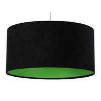HÄNGELEUCHTE Grün 50/25 cm - Schwarz/Grün, Kunststoff (50/0.8/25cm) - ONZENO