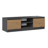 TV SKRINKA - antracitová, kompozitné drevo (120/36/40cm) - RAUMHIRSCH FURNITURE