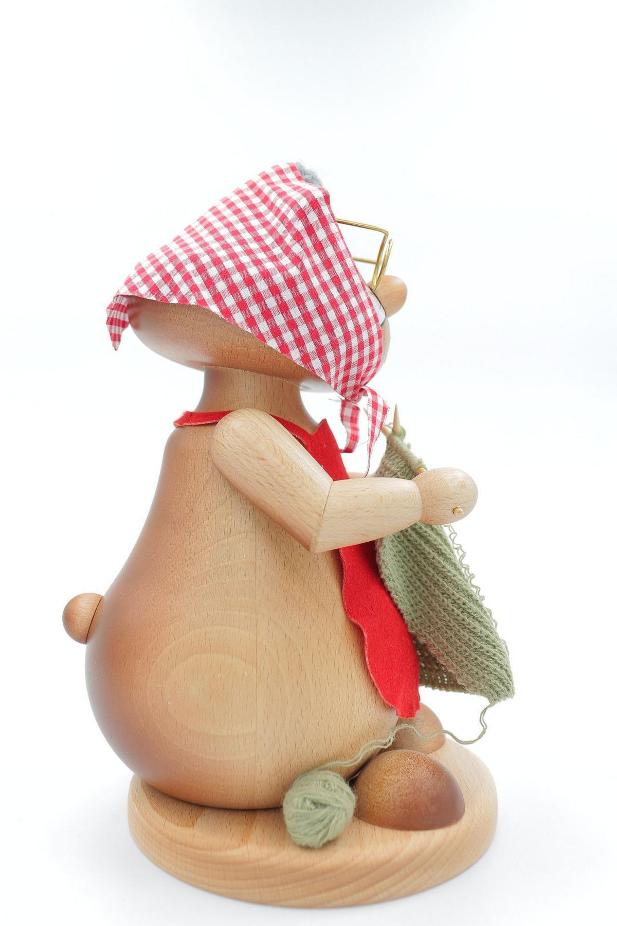 RAUCHFIGUR Hamster Oma 24 cm - Multicolor, Holz (15/1/0.1cm)