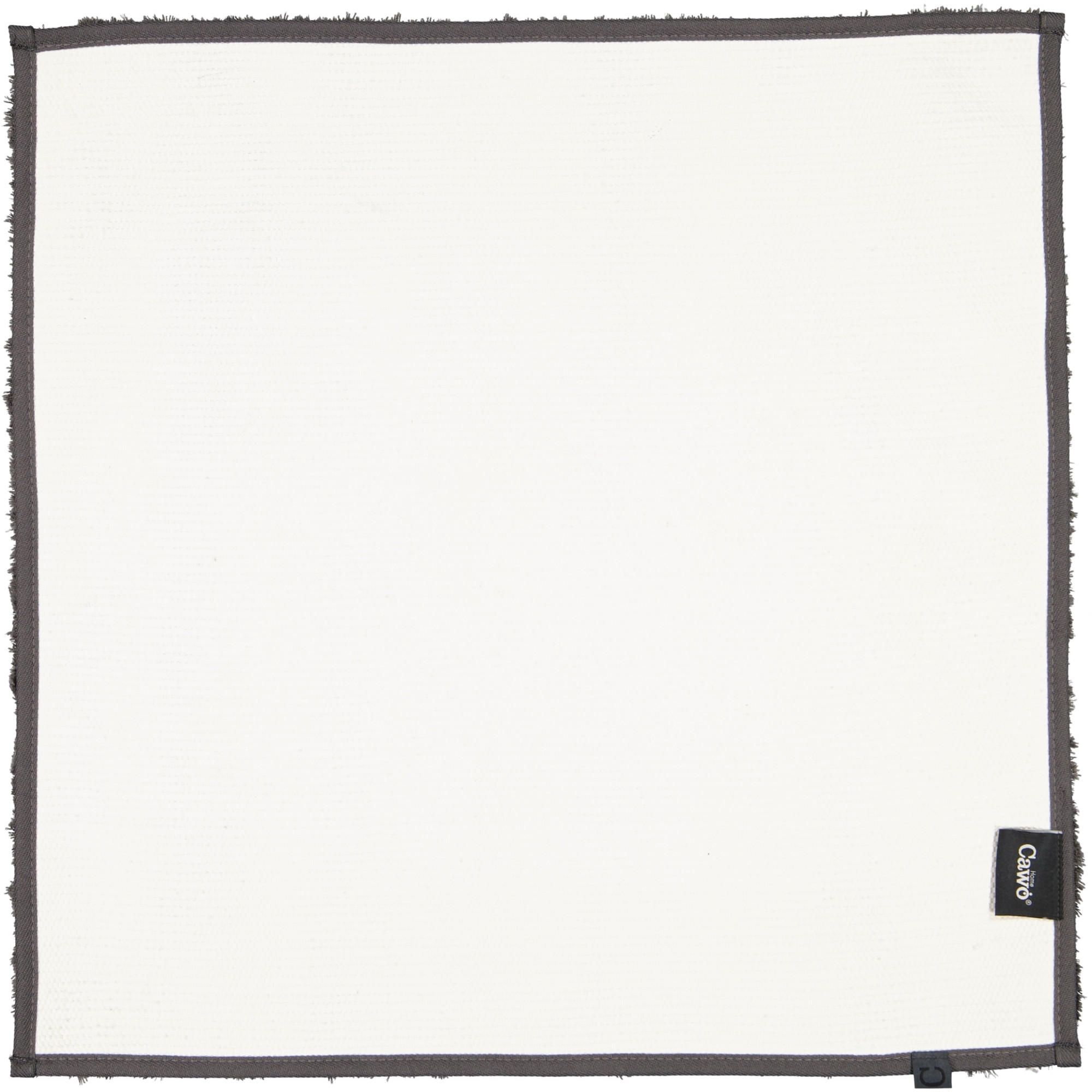 BADTEPPICHE SOLID 1009 BASALT - 740 - Grau, Textil (60/60cm) - Cawoe