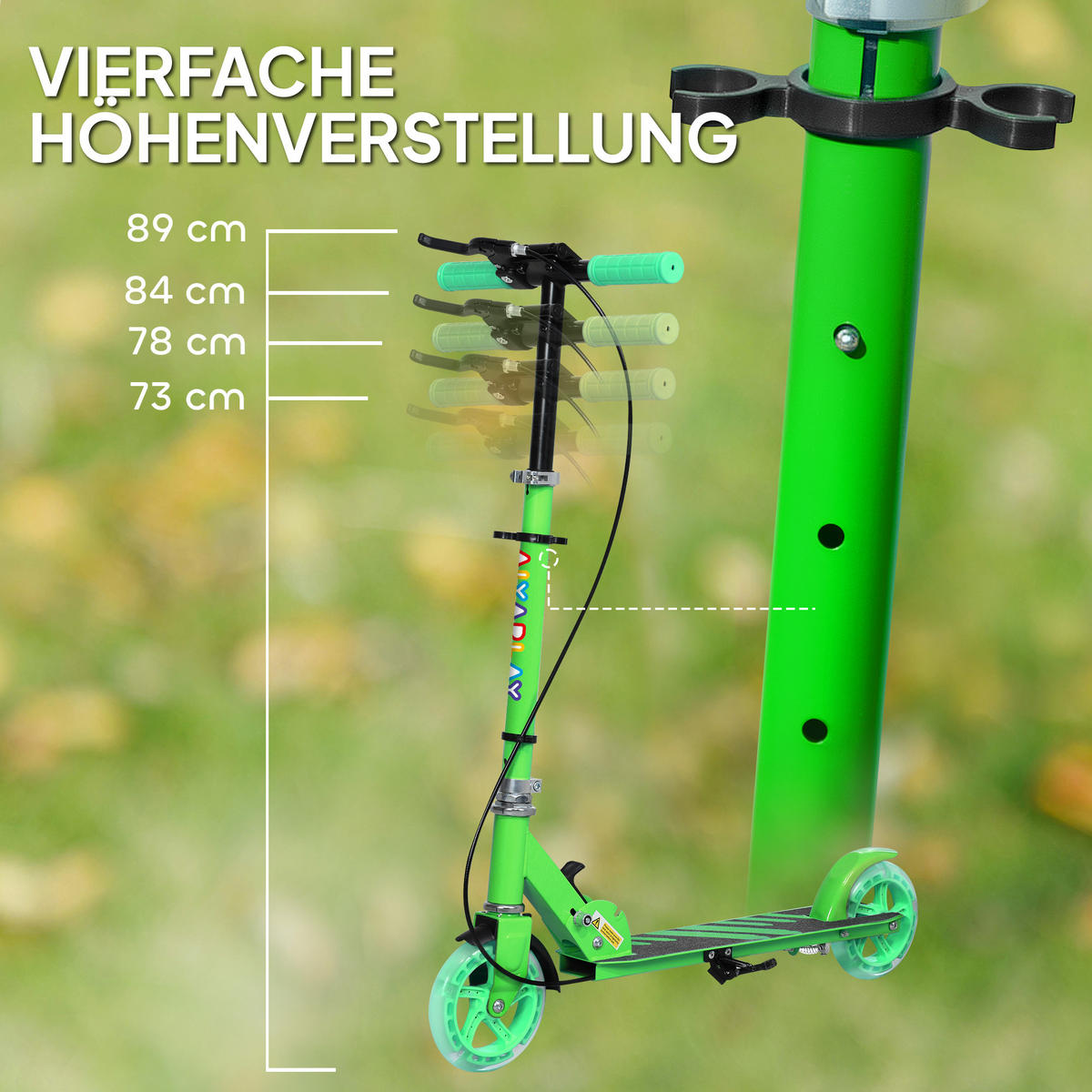 SONSTIGES Outdoor-Spielzeug Grün 73,0/36,0/89,0 - Grün, Kunststoff (36/73cm)