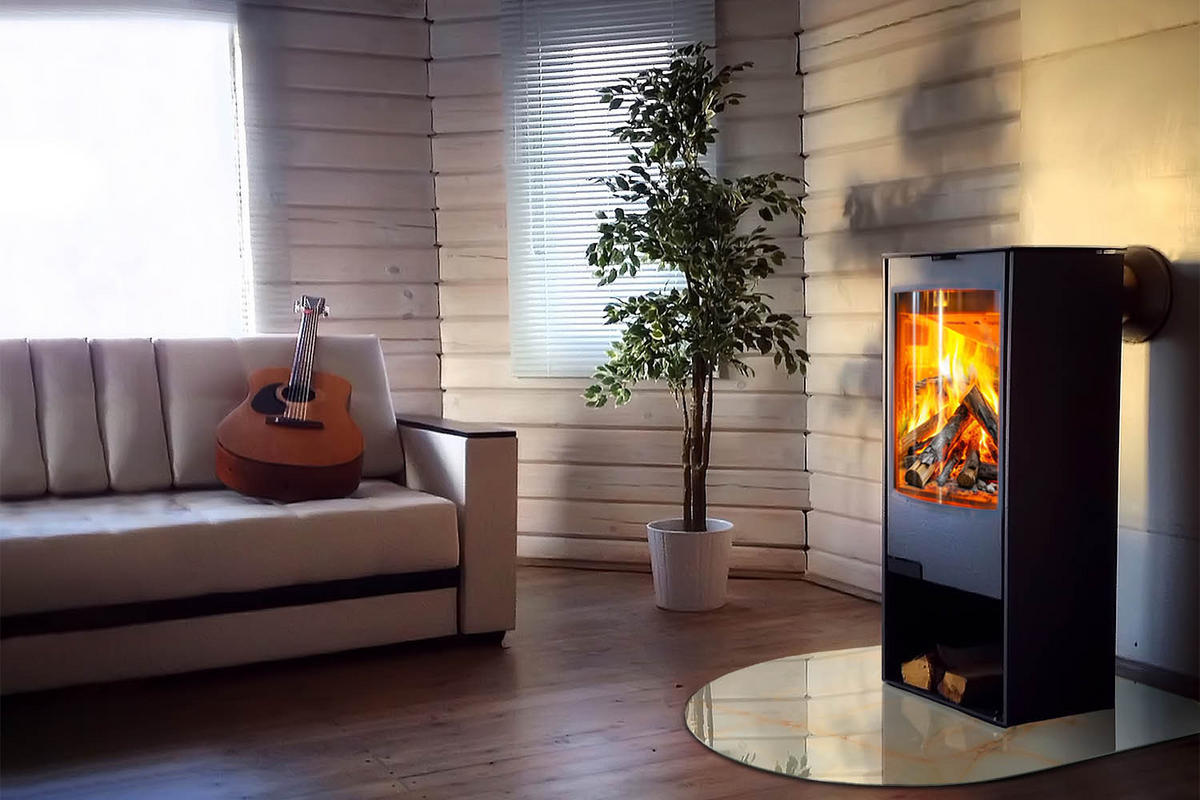 GLASPLATTE für Kamin 100x100 cm Türkis - Türkis, Glas (100/100/0.4cm) - ArtPrintCave