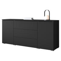 SIDEBOARD Vera 150 - Graphitfarben, Holzwerkstoff (150/66/40cm) - MIRJAN24