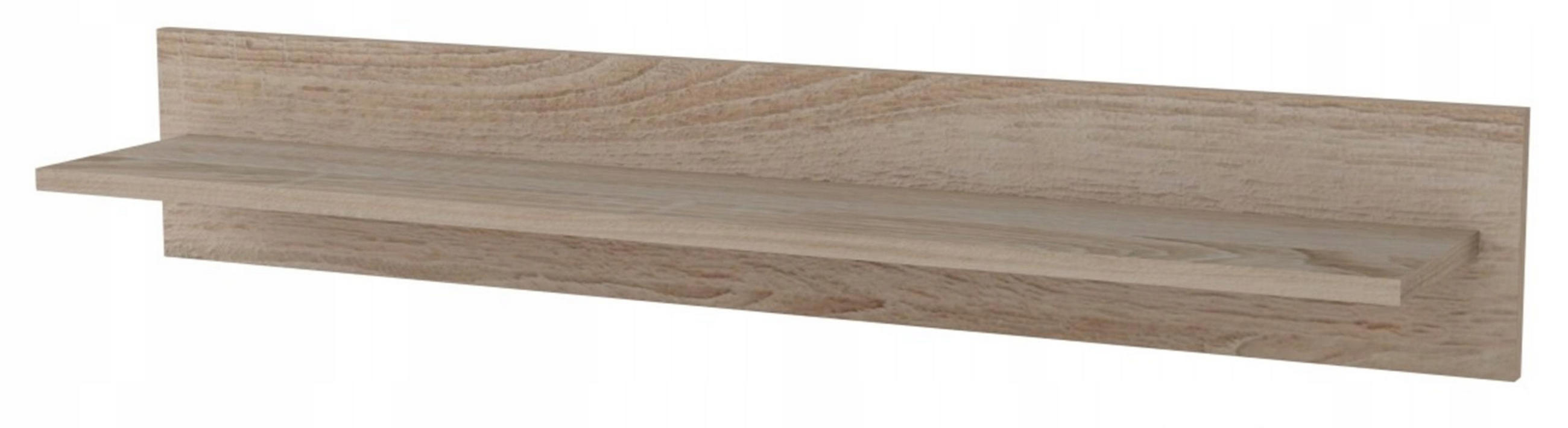 WANDREGAL POL100 Sonoma Eiche 98/18/16 cm - Sonoma Eiche, Holzwerkstoff (98/16/18cm) - Matkam Möbel