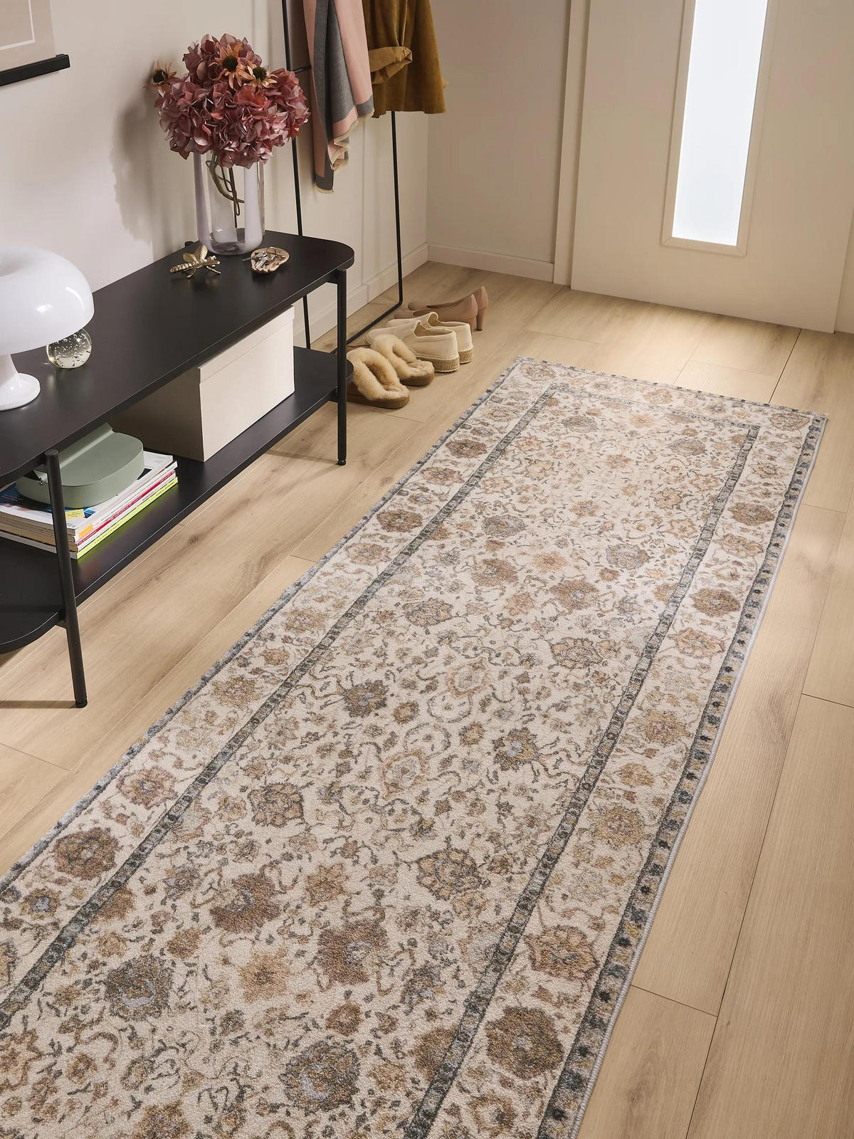 LÄUFER Mara Beige 80x240 cm - Beige, Kunststoff/Textil (80/240cm) - benuta Pop