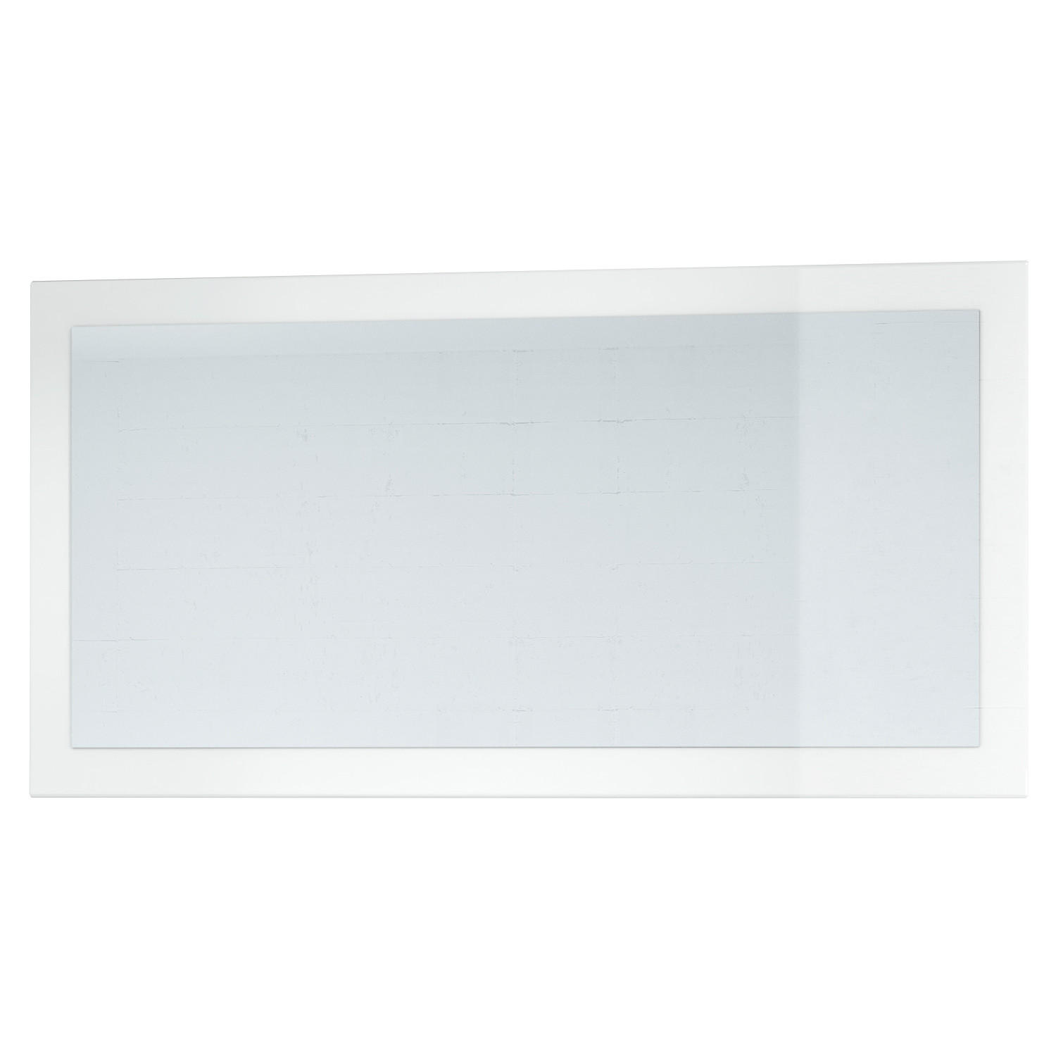 SPIEGEL Lima Weiß Hochglanz - Weiß Hochglanz, Holzwerkstoff (110/52/2cm) - Vladon