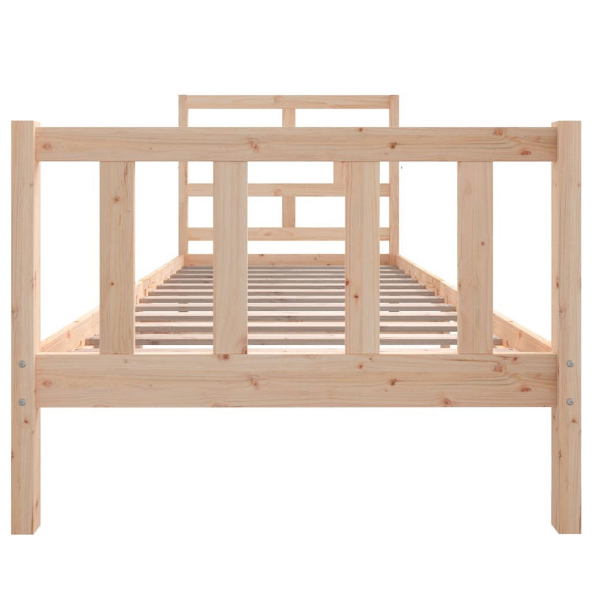 BETT Kimball 95.5/205.5 cm - Braun, Holz (90/200cm) - Nettlife