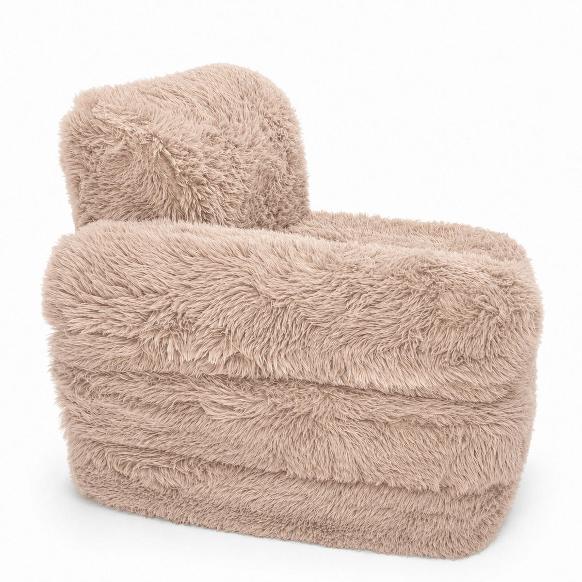 KINDERSESSEL Mammoth modular - Sandfarben, Textil (60/24/60cm) - MeowBaby