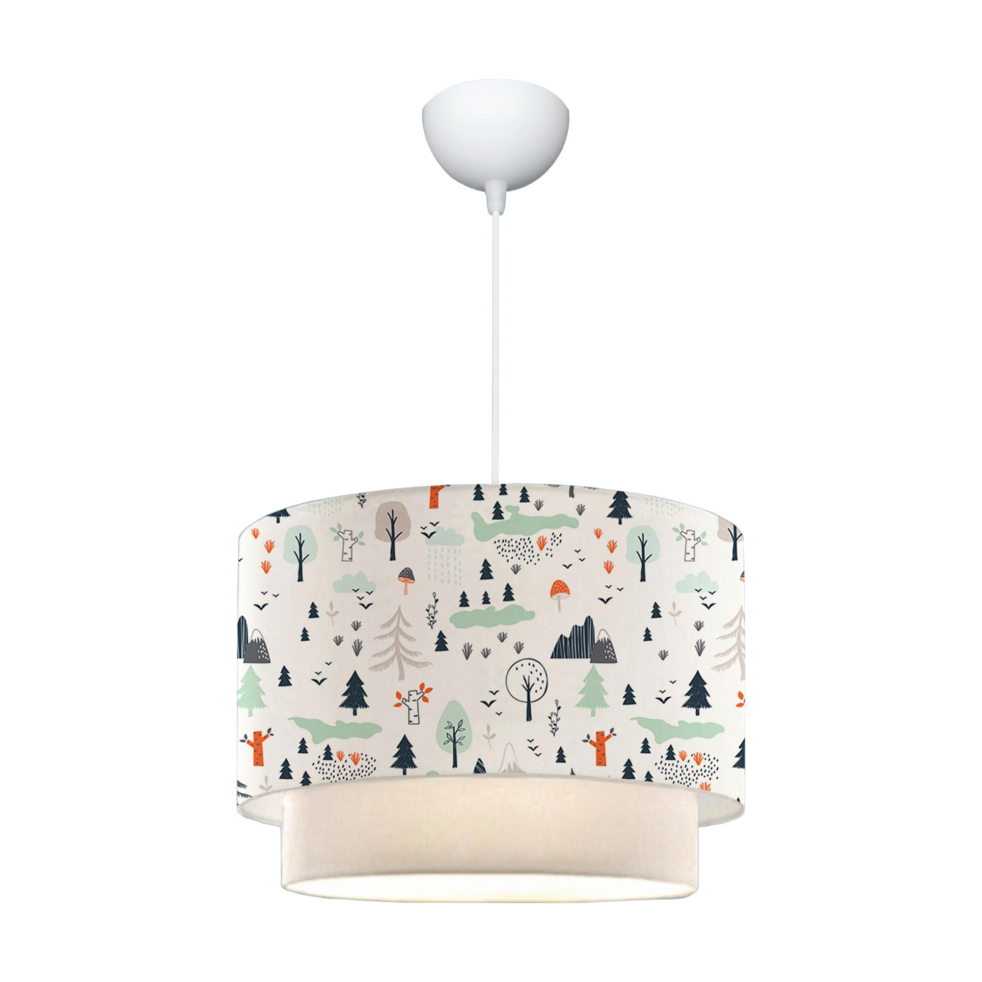 HÄNGELEUCHTE Lurgan - Weiß, Textil (30/30/70cm) - lux.pro