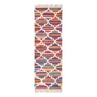 FLICKENTEPPICH-LÄUFER Amsterdam 66/200 cm - Multicolor, Textil (66/200cm) - Homescapes