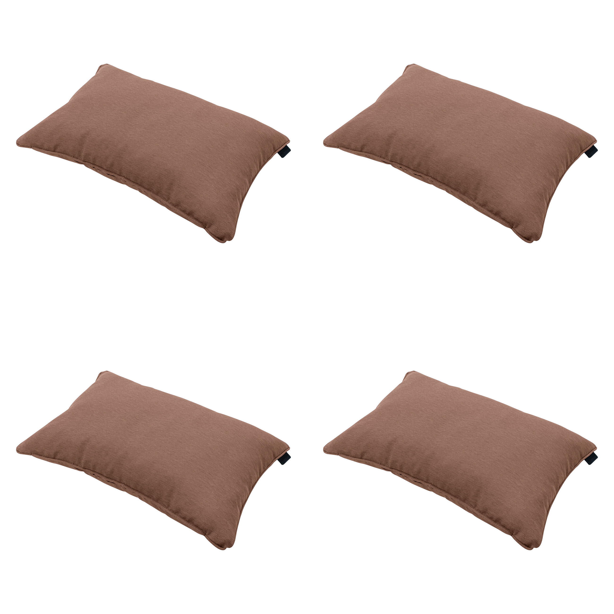 DEKORATIONSKISSEN Panama - Braun - 40/60/10 cm - 4er-Set - Braun, Textil (60/40cm) - Madison