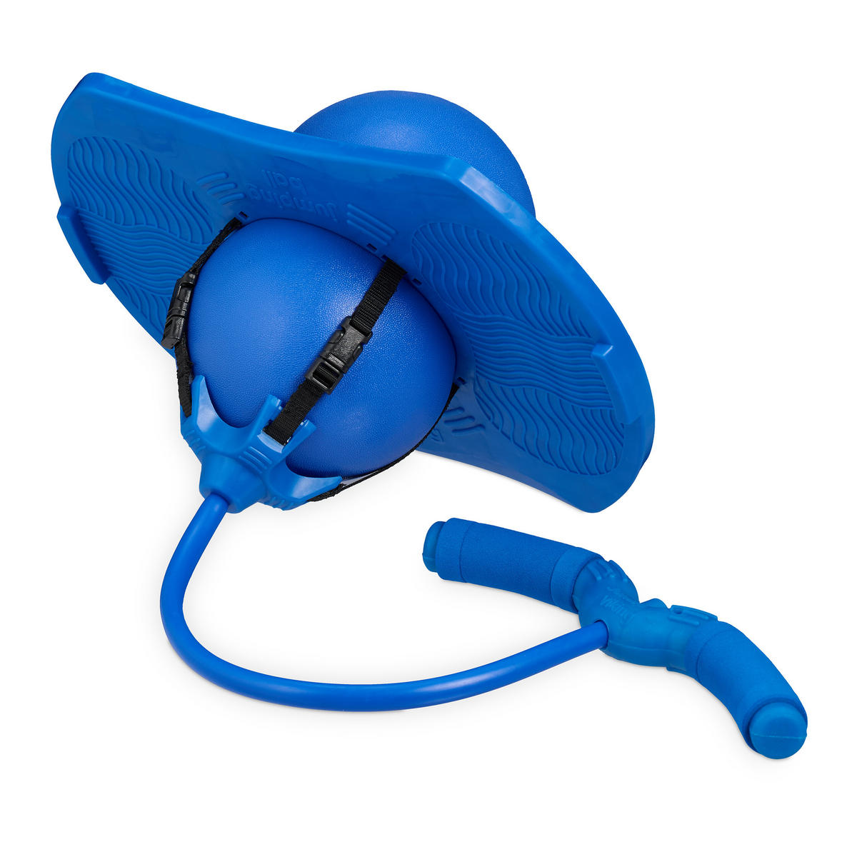 POGO-BALL - Blau, Kunststoff (39/29cm) - Relaxdays