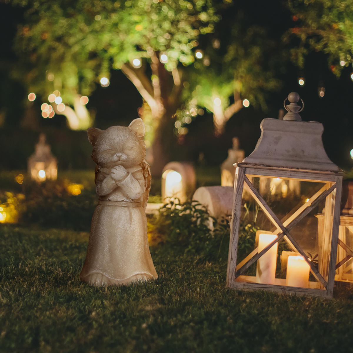 GRABSCHMUCK - Creme, Kunststoff (8.5/18/9cm) - Relaxdays