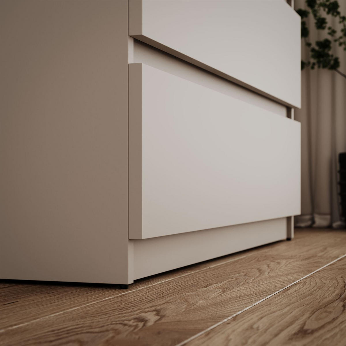 SCHRANK HANA SS-90 Kaschmir - Kaschmir, Holzwerkstoff (90/180/50cm) - Lookway