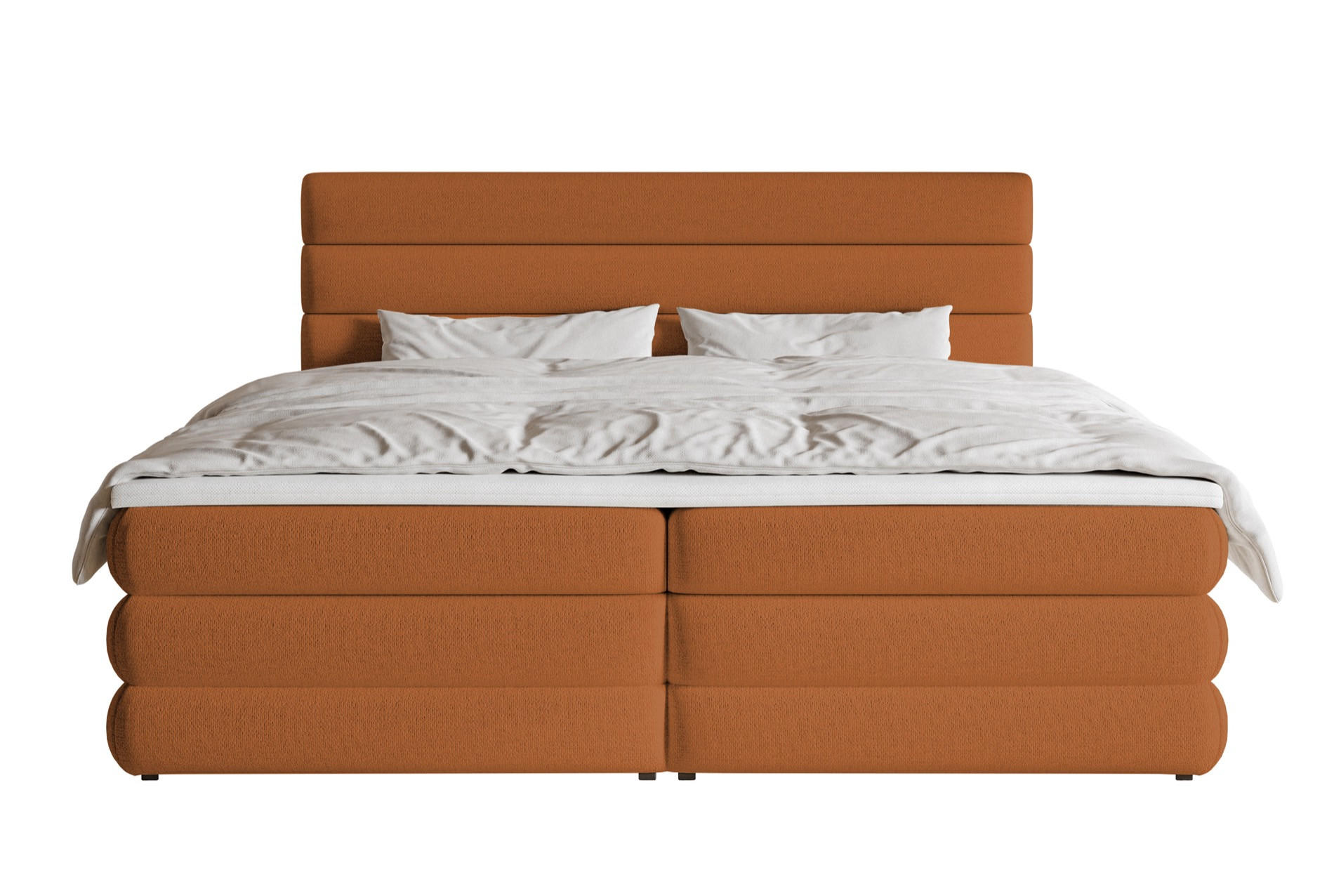 BOXBETT ALEGRE Kupferbraun 180x200 cm - Schwarz/Kupferfarben, Holz/Textil (180/200cm) - Selsey