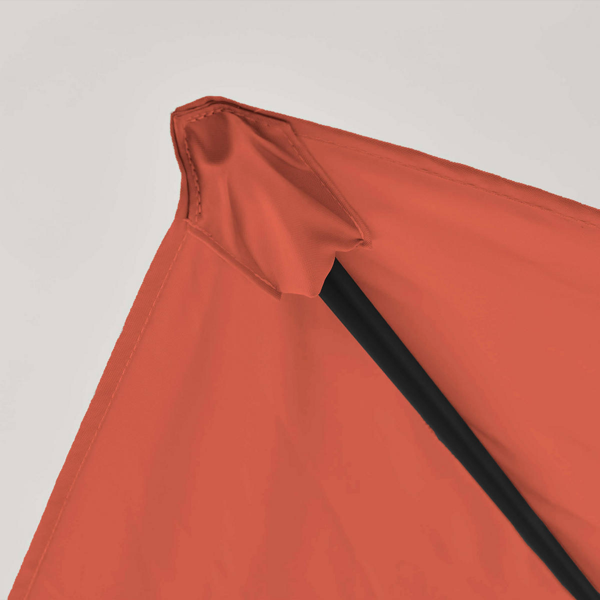 SONNENSCHIRM 3x4m Aluminium, terracotta - Rot, Metall (400/300cm) - Oviala