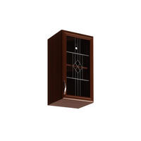 GLASHÄNGESCHRANK G40S – Sycylia Milano – Milano / Walnuss / Rechts - Walnussfarben, Glas/Holzwerkstoff (40/72/32cm) - ROYAL24_MARKT