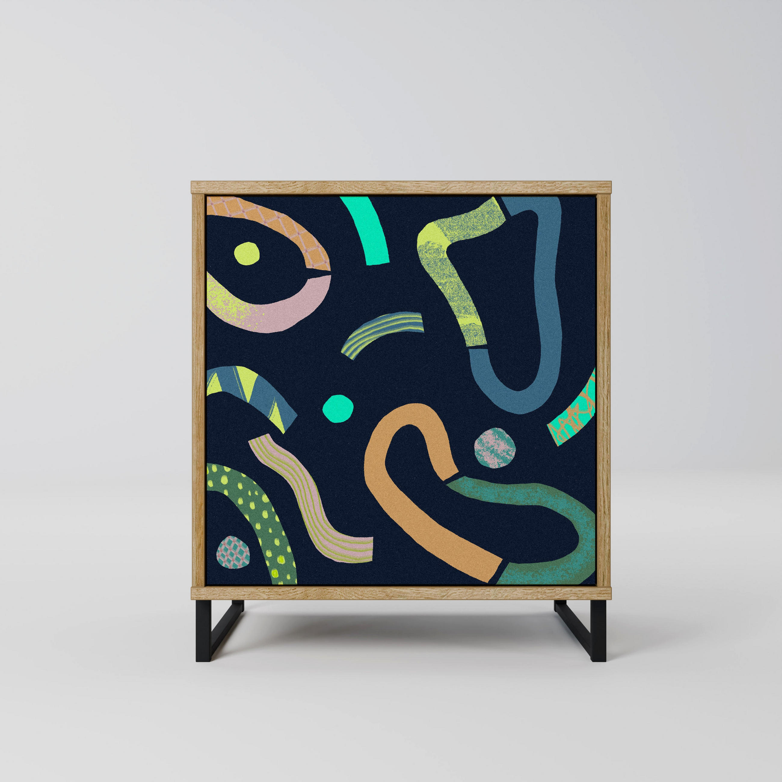 SpaceRebels Sideboard Eiche 57.5x67.5x42 cm