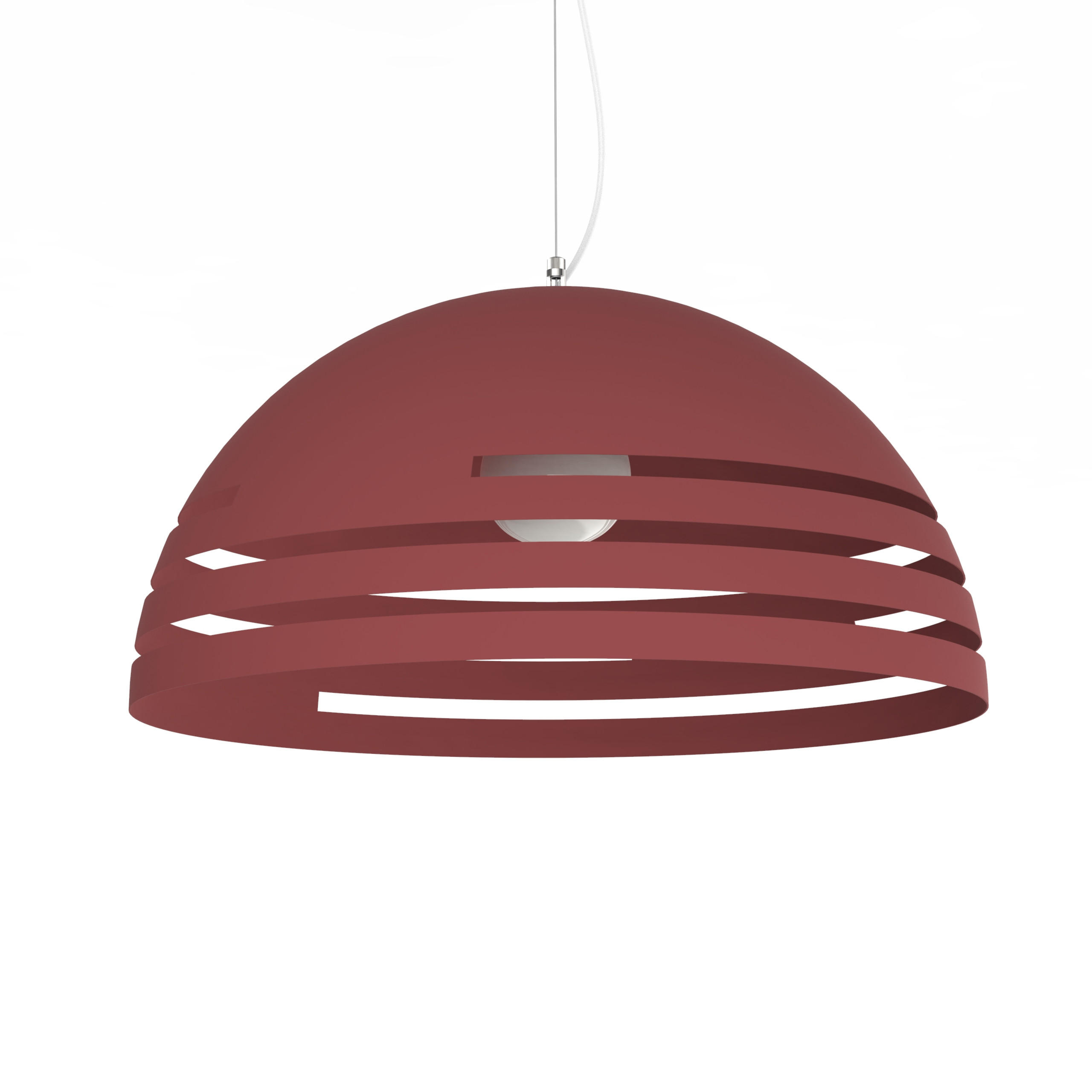 HÄNGELEUCHTE - Rot, Metall (60/60/30cm) - Lumicom