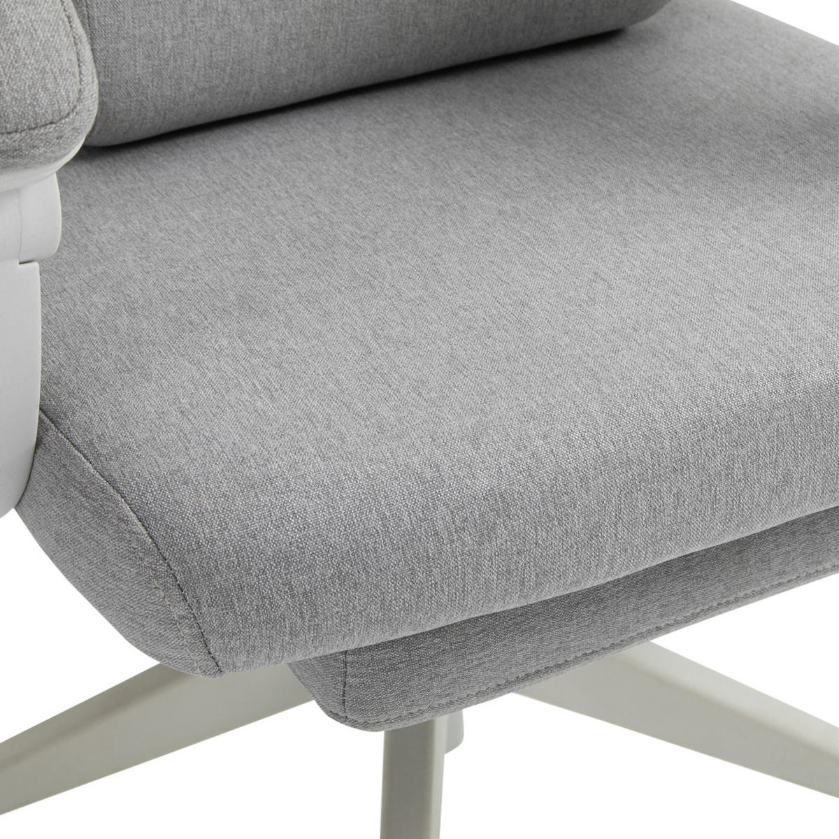 BÜROSTUHL Gamingstuhl Ergonomisches Design Polyester Schaumstoff Kunststoff - Grau, Kunststoff (68/117/62cm) - Vinsetto