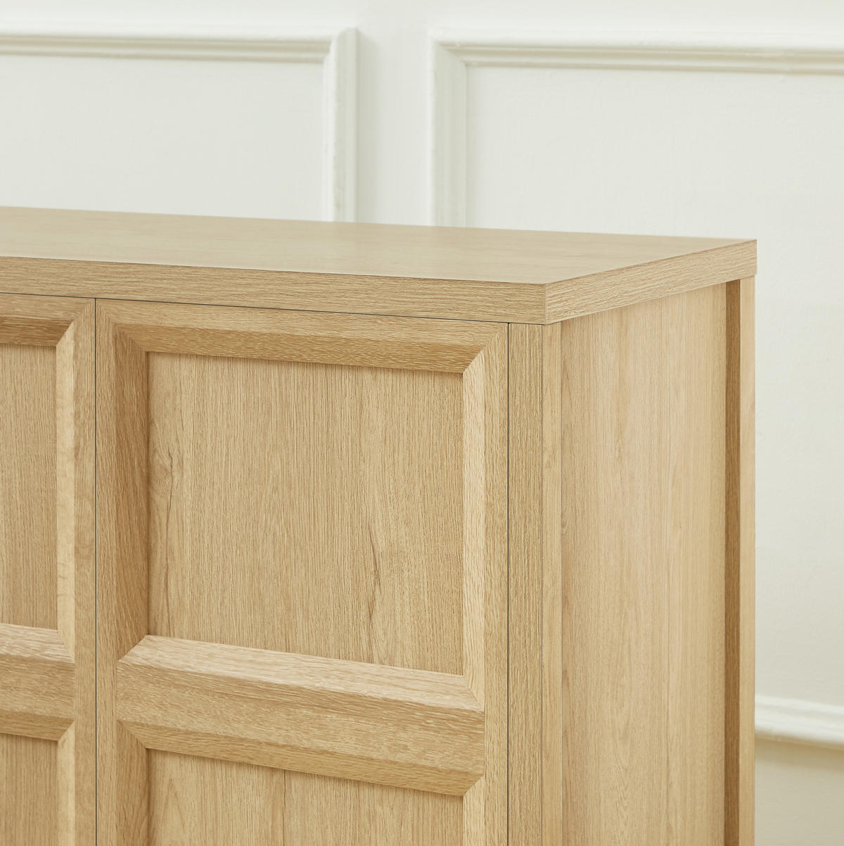 SIDEBOARD 160/40/80 cm Eiche aus MDF mit Tip-On-Mechanik - Eichefarben, Holzwerkstoff (40/80/160cm) - OKMYHOME