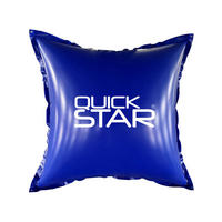 POOLKISSEN Eckig 120x120 cm Blau - Blau, Kunststoff (120/120cm) - QUICK STAR
