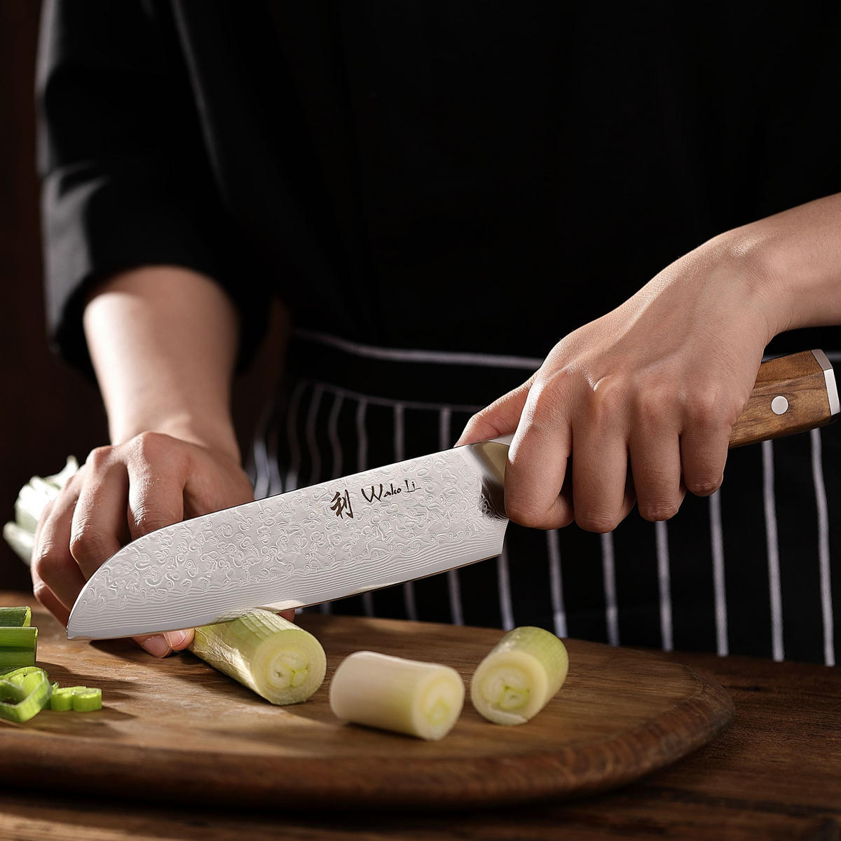 SANTOKUMESSER 18 cm - Braun, Metall (31cm) - Wakoli