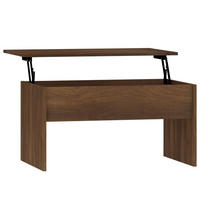 COUCHTISCH Braun Eichen-Optik 80x50,5x41,5 cm Holzwerkstoff - Braun, Holzwerkstoff (80/50.5/41.5cm) - furnicato