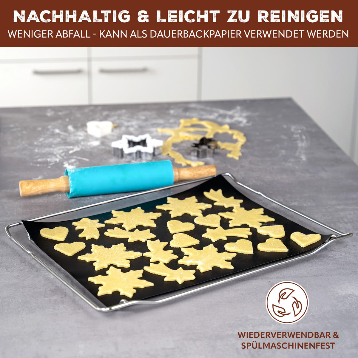 GRILLMATTEN-SET, schwarz - Schwarz, Kunststoff (50/1/40cm) - bremermann