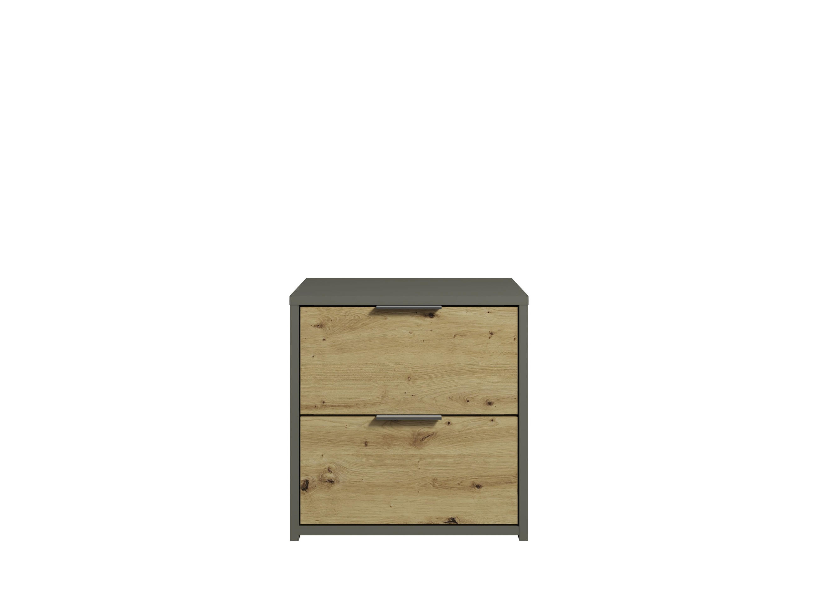 NACHTTISCH Graphit, Eiche Artisan 44/46/35 - Eiche Artisan, Holzwerkstoff (44/46/35cm) - RAUMHIRSCH FURNITURE