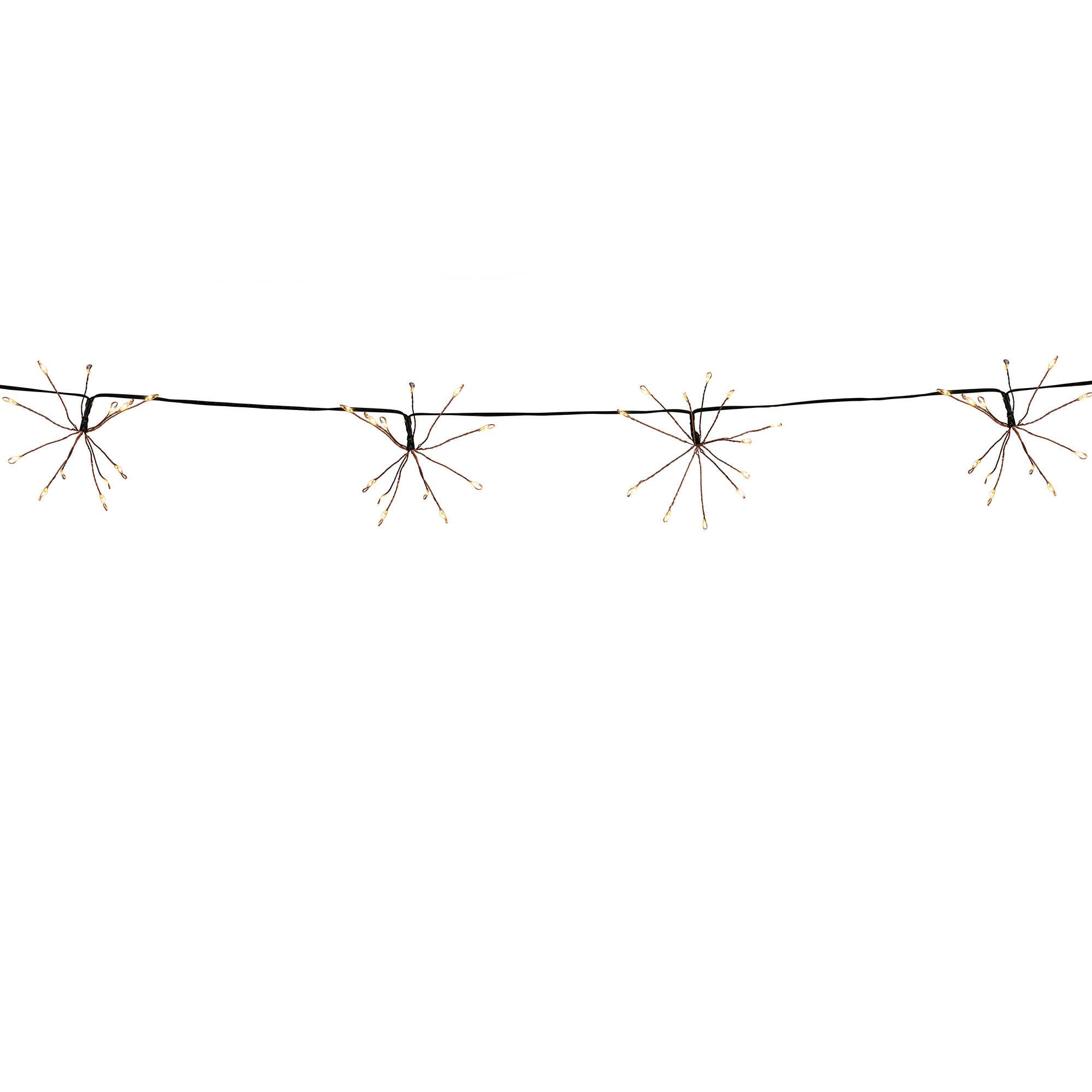 SOLAR-LICHTERKETTE FIREWORKS beige - Beige, Kunststoff (420/1/1cm) - Lumisky