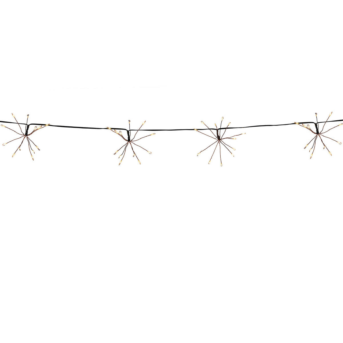 SOLAR-LICHTERKETTE FIREWORKS beige - Beige, Kunststoff (420/1/1cm) - Lumisky
