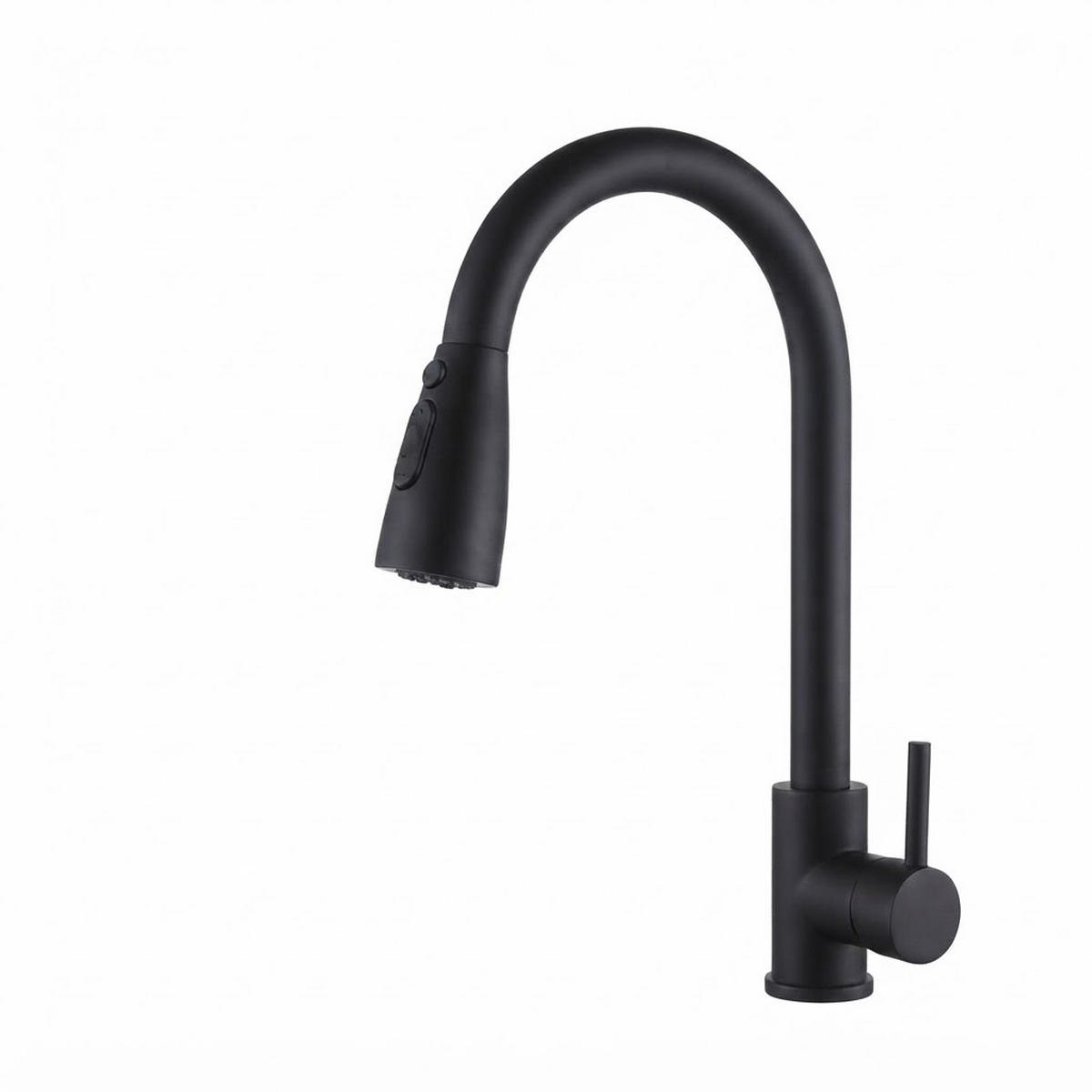 KÜCHENARMATUR, 39 x 27 cm, schwarz - Schwarz, Metall (54/7/27cm) - Vallsero