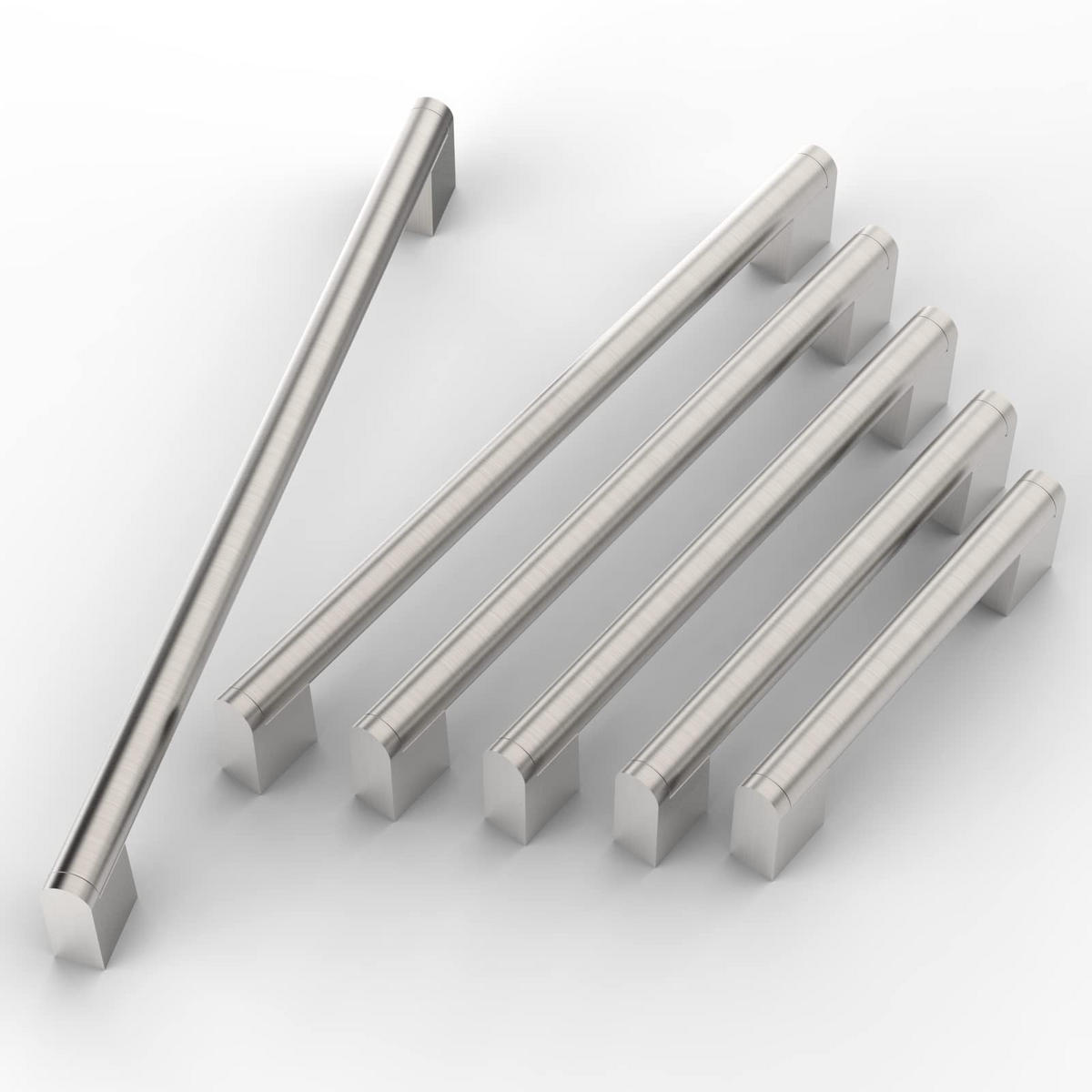 MÖBELGRIFF 5er-Set 224 mm - Silberfarben, Metall (1.2/3.6/2.62cm)